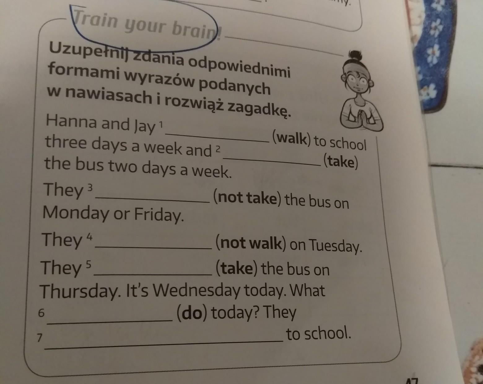Rozwiaz Zagadke I Podpisz Ilustracje Odpowiednimi Imionami