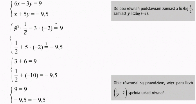 Rozwiązywanie układów równań - Metoda podstawiania - Matematyka Rozwiaz Układ Rownan Metoda Podstawiania