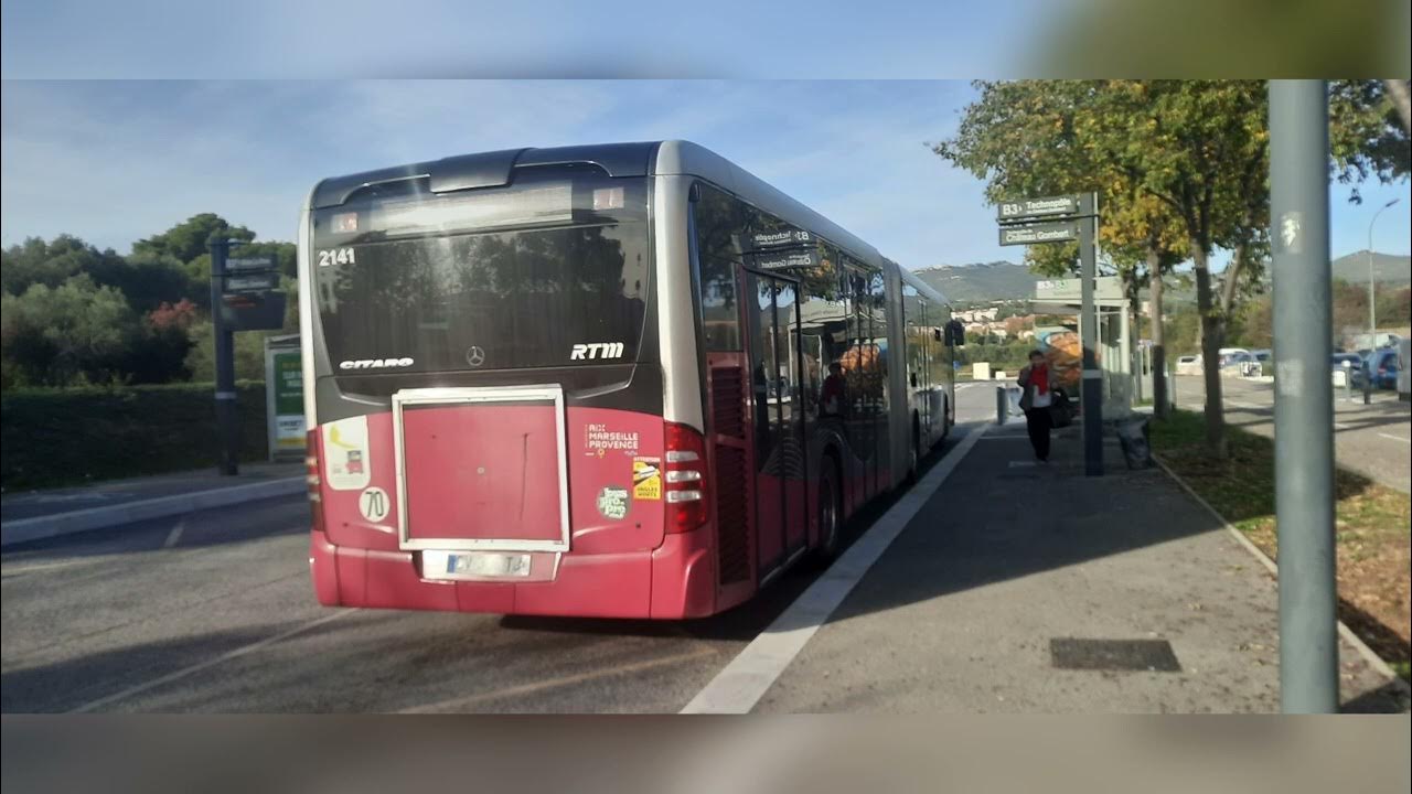 RTM | Mercedes Citaro G C2 BHNS EEV n°2141 | Ligne B3B | FULL KICKDOWN Formy Rekreacji Ruchowej Dla Osób Starszych