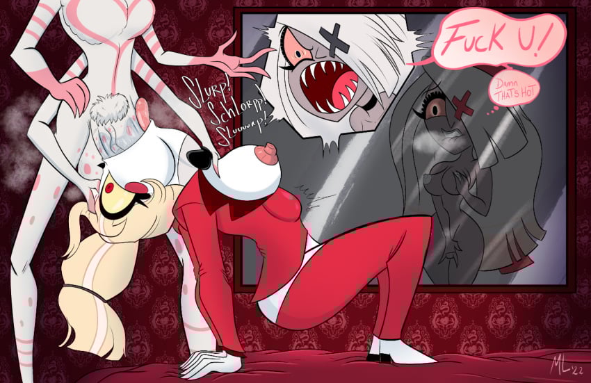 Rule 34 - ameizing lewds angel dust (hazbin hotel) charlie morningstar Hazbin Hotel Cherri Bomb X Angel Dust