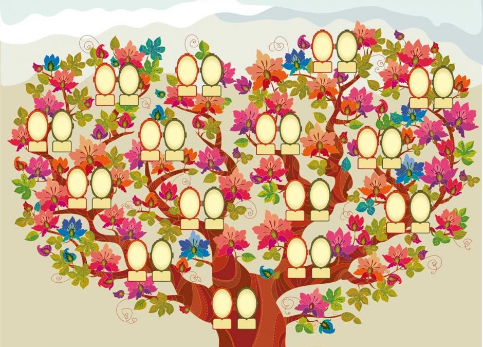 Rysunek Drzewa Genealogicznego Dla Dzieci