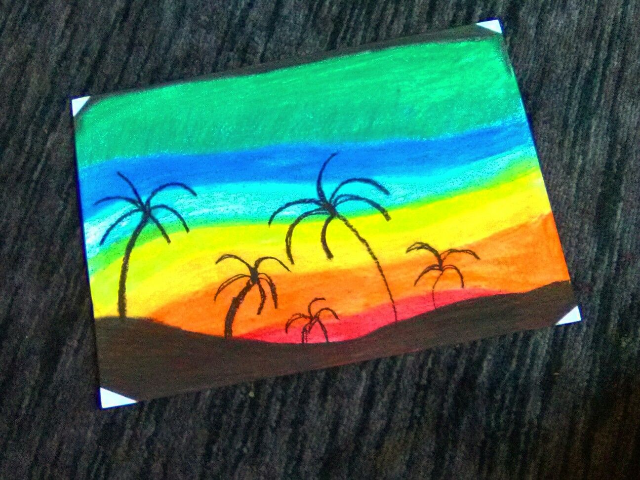 Rysunek pastelami suchymii Latwe Rysunki Farbami Dla Dzieci