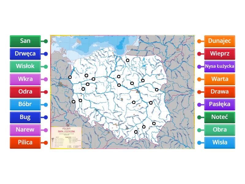 rzeki kartkowka - Labelled diagram Kartkowka Z Geografii Klasa 7