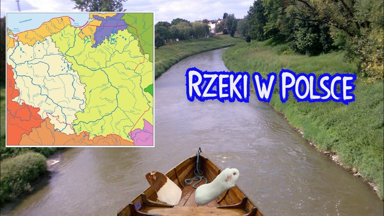 Rzeki w Polsce. Ich źródła, ujścia, dorzecza i zlewiska (geografia Zasięgi Zlodowaceń W Polsce Mapa