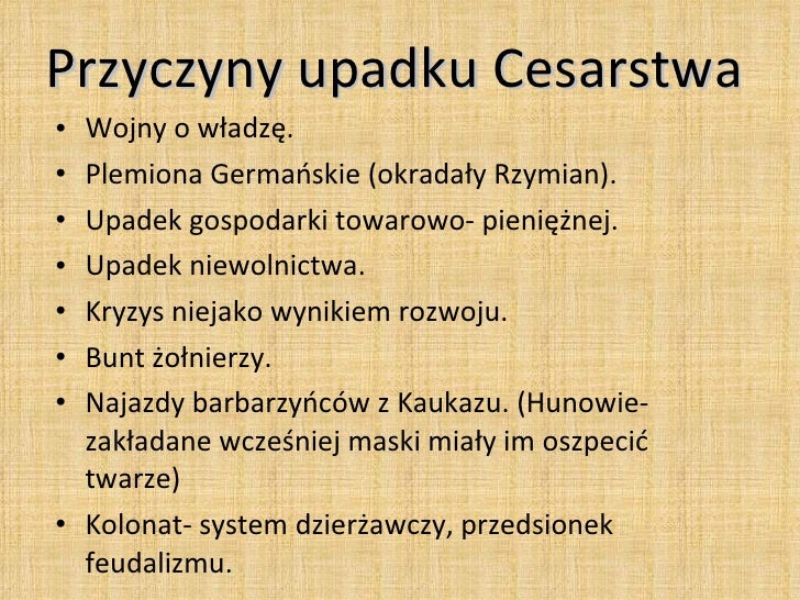 Rzym Czym Był Wielki Kryzys I Jego Przyczyny