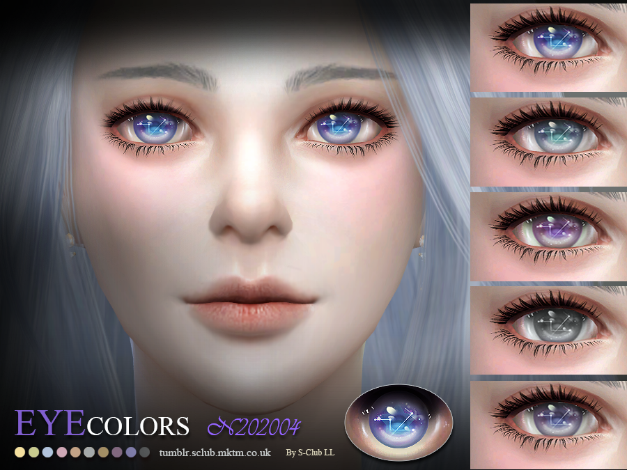 S-Club LL ts4 Eyecolors 202004 | Sims 4, Sims 4 cc eyes, Sims Sims 4 Cc Eyes