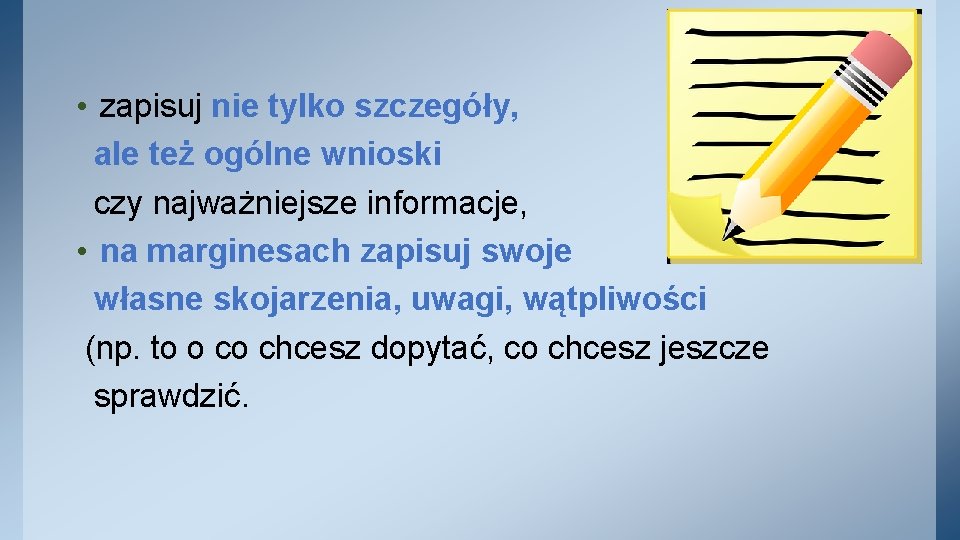 Samodzielne tworzenie notatek Jak napisa notatk Jak napisa Jak Napisać Ogłoszenie O Zaginięciu