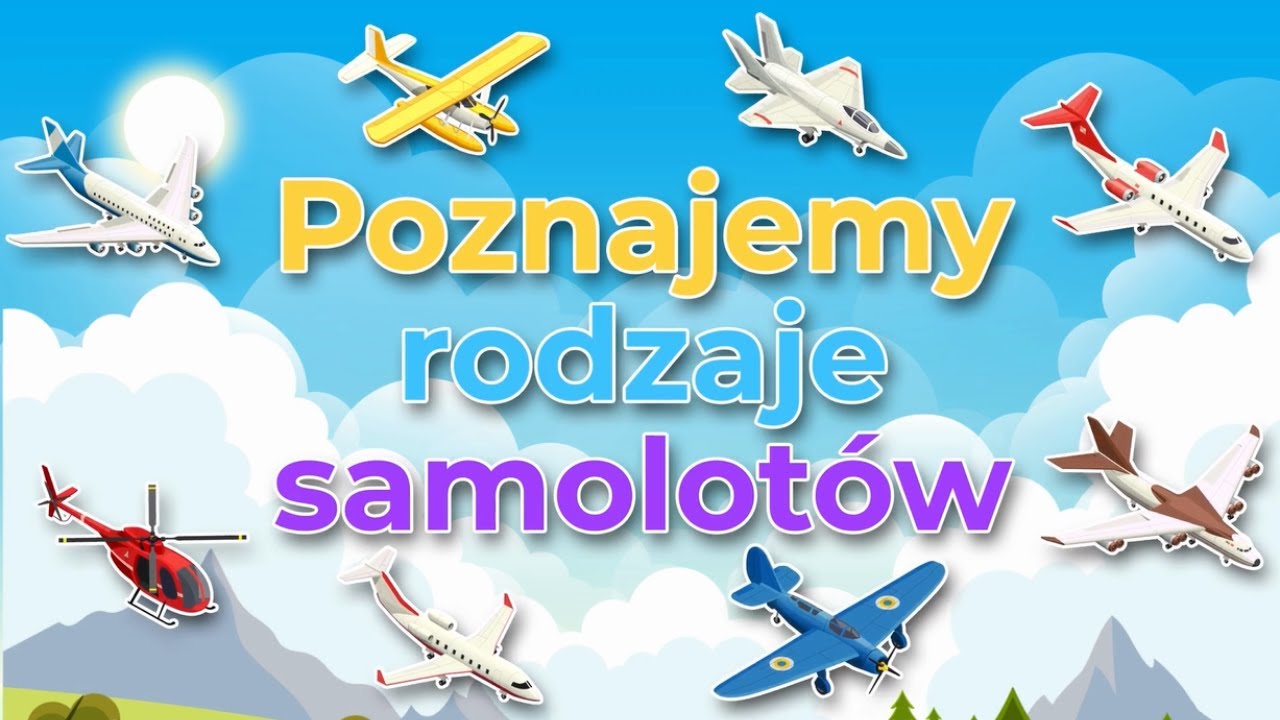 Rodzaje Samolotów Prezentacja Dla Dzieci
