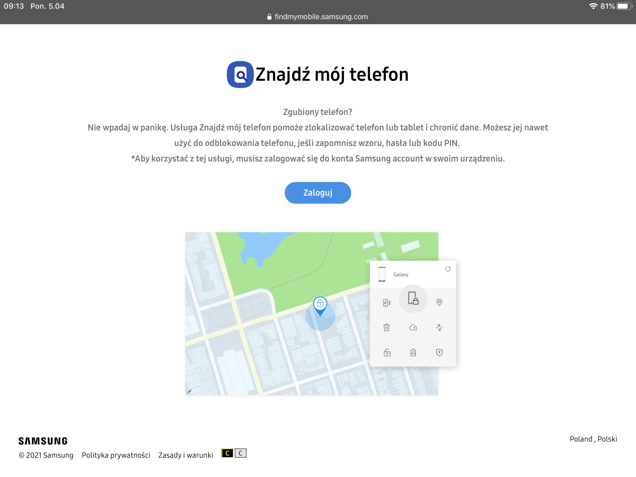 Samsung. Jak odblokować zdalnie telefon gdy zapomniałem wzoru, pin’u Jak Odblokowac Doline Zlotych Wzgorz W Star Stable