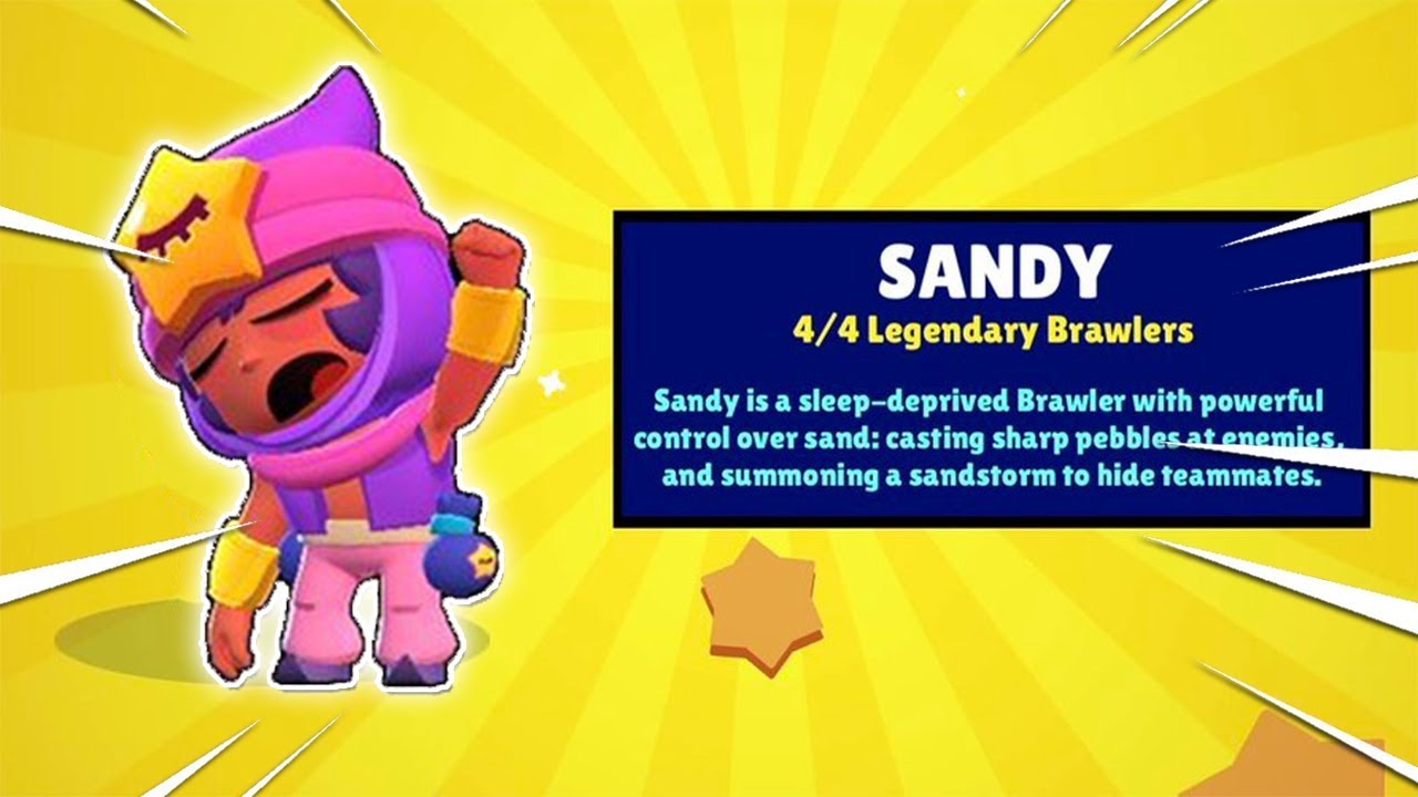 Sandy Fan Art Brawl Stars Jak Wygląda Sandy W Brawl Stars