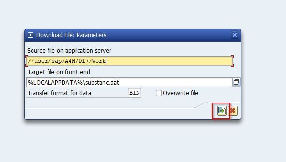 SAP AL11 - Display SAP application server file directory Sap Upload File To Al11
