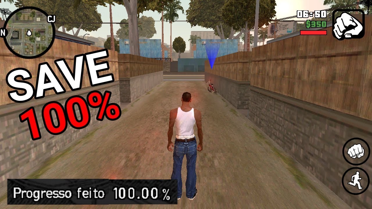 SAVE GAME 100% COM TUDO LIBERADO NO JOGO - GTA SA ANDROID - YouTube Gta Sa How To Save Game