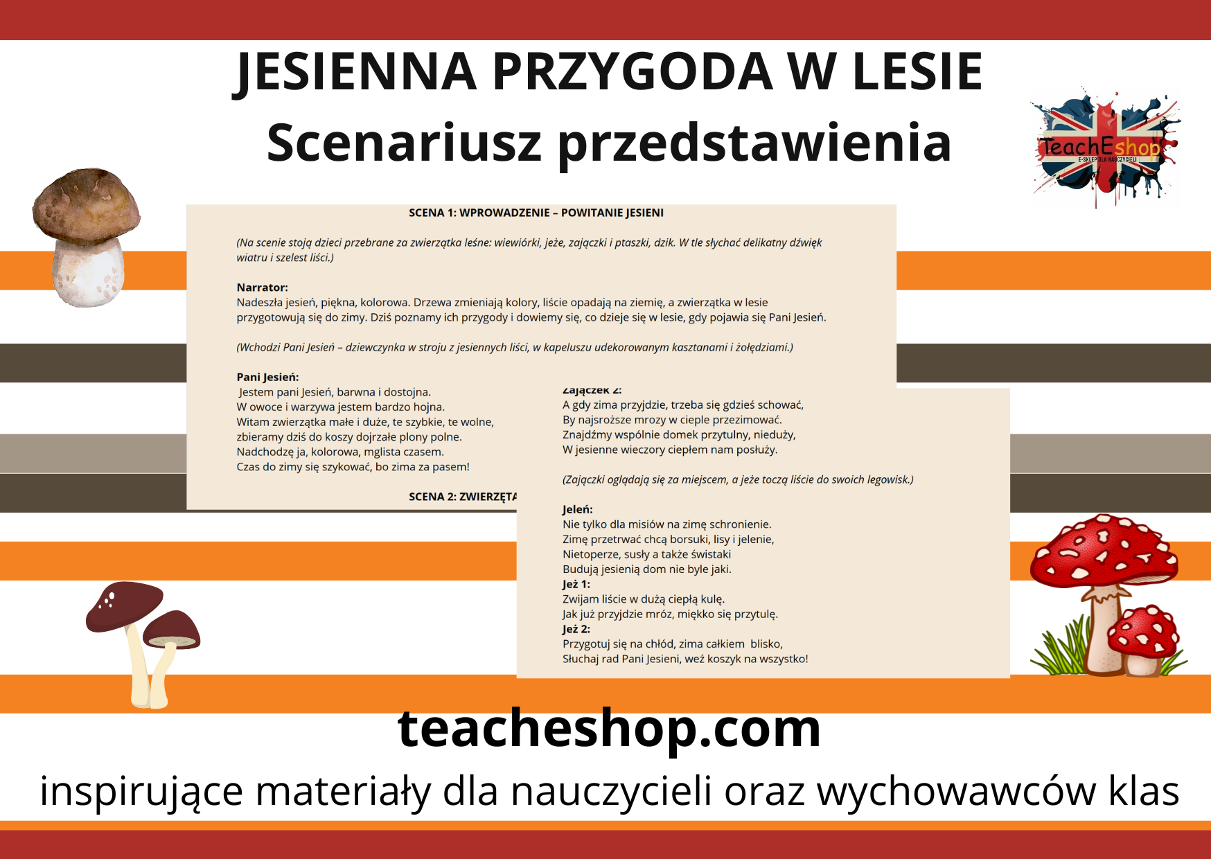 Scenariusz Przedstawienia Jesiennego dla Przedszkolaków „Jesienna Scenariusz Przedstawienia O Zdrowym Odżywianiu Dla Gimnazjum