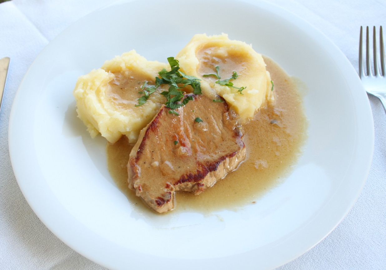 Schab w sosie własnym - DoradcaSmaku.pl Mniam Mniam Schab W Sosie Wlasnym