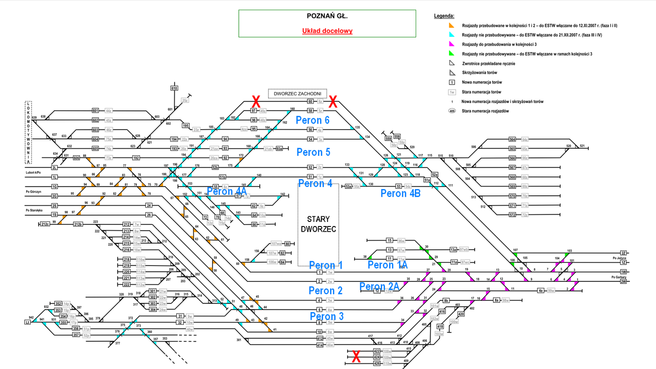 Schemat Poznań Główny 2018 — Postimages Plan Schematyczny Stacji Kolejowej Oznaczenia