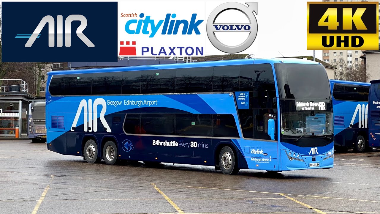 [Scottish Citylink: AIR Glasgow to Edinburgh Airport] Plaxton Panorama Citylink Edinburgh Airport To Glasgow