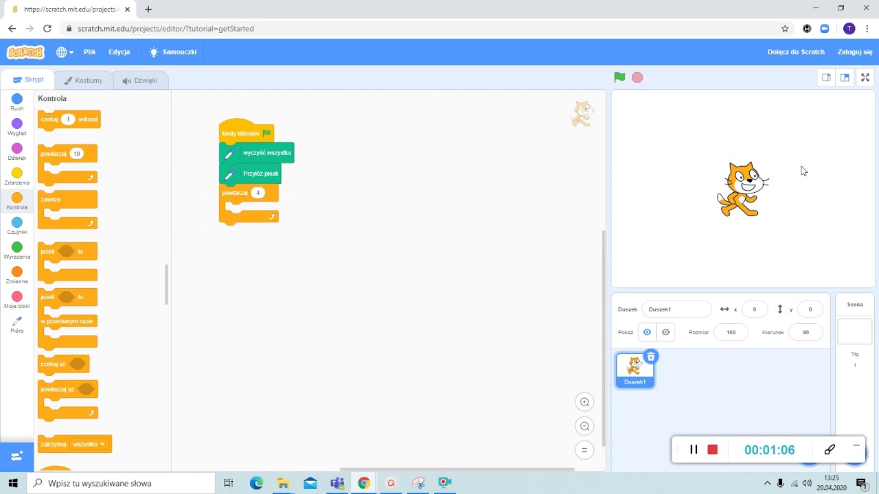 Scratch - rysowanie figur - YouTube Rysowanie Figur W Skali Klasa 4