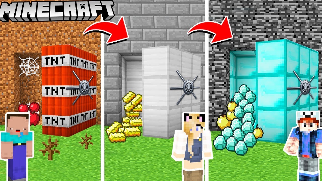 SEKRETNY SKARBIEC OD NOOB DO PRO W MINECRAFT! | Vito vs Bella vs Noob Vito I Bella Minecraft Od Noob Do Pro
