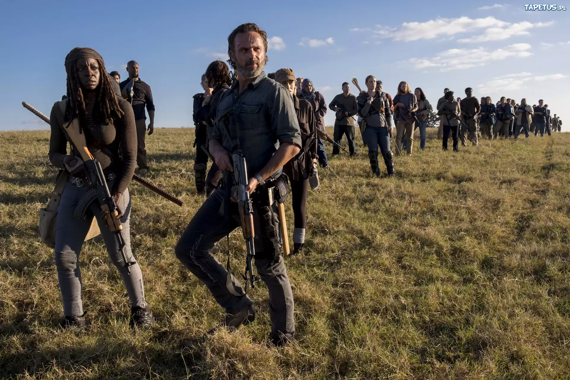Serial, The Walking Dead, Żywe trupy, Rick Grimes - Andrew Lincoln Seriale Co Zywe Trupy The Walking Dead