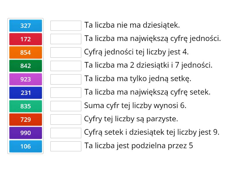 Setki Dziesiątki I Jedności Klasa 3