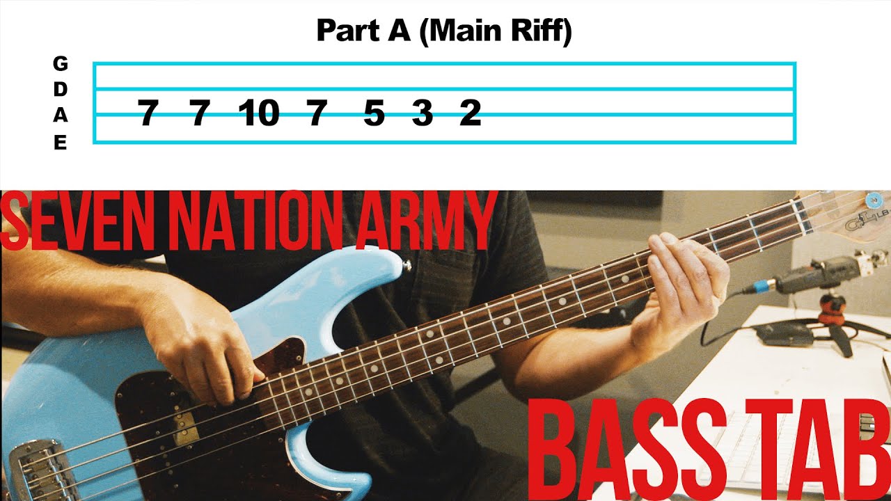 7 Nation Army Tab Bass