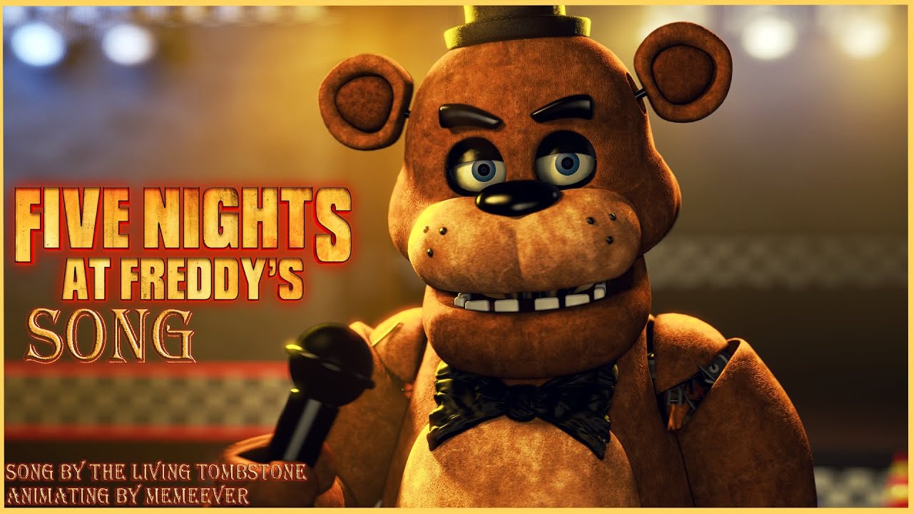 SFM/FNAF MOVIE~ Five Night's at Freddy's 1 song The Living Tombstone Five Nights At Freddys Fnaf Song
