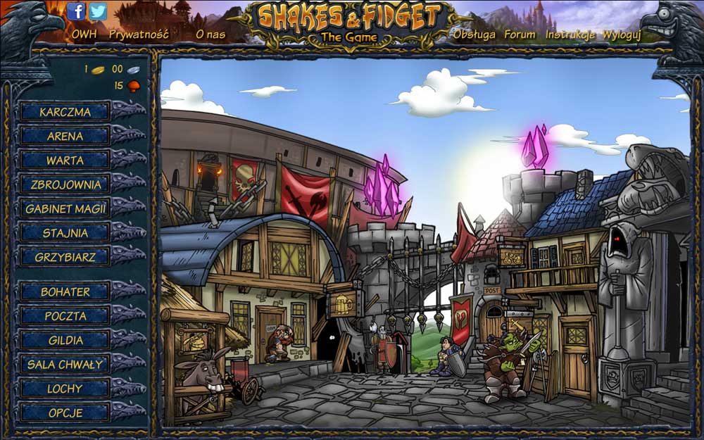 Shakes and Fidget - Gry, na przeglądarkę, rpg/mmorpg Podobne Gry Do Shakes Fidget