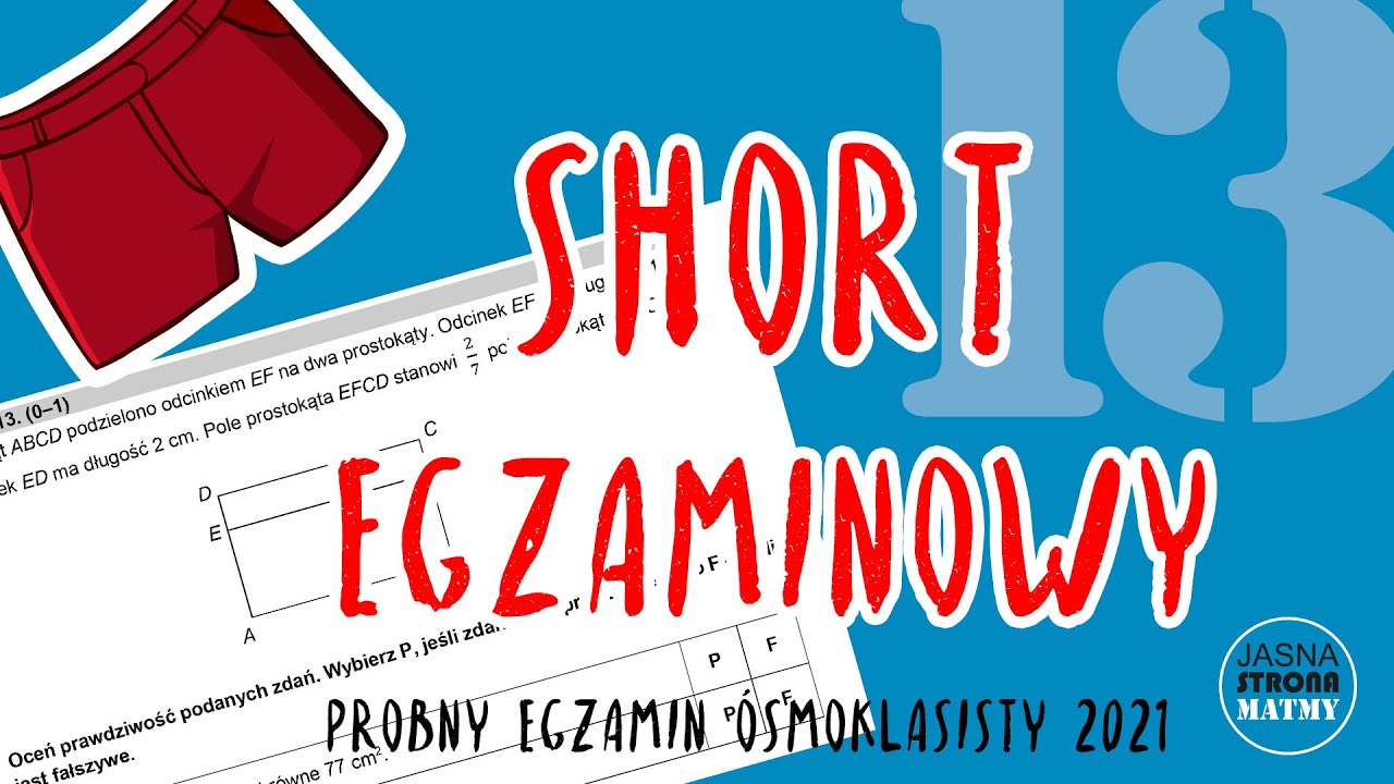 Prostokąt Abcd Podzielono Odcinkiem Ef