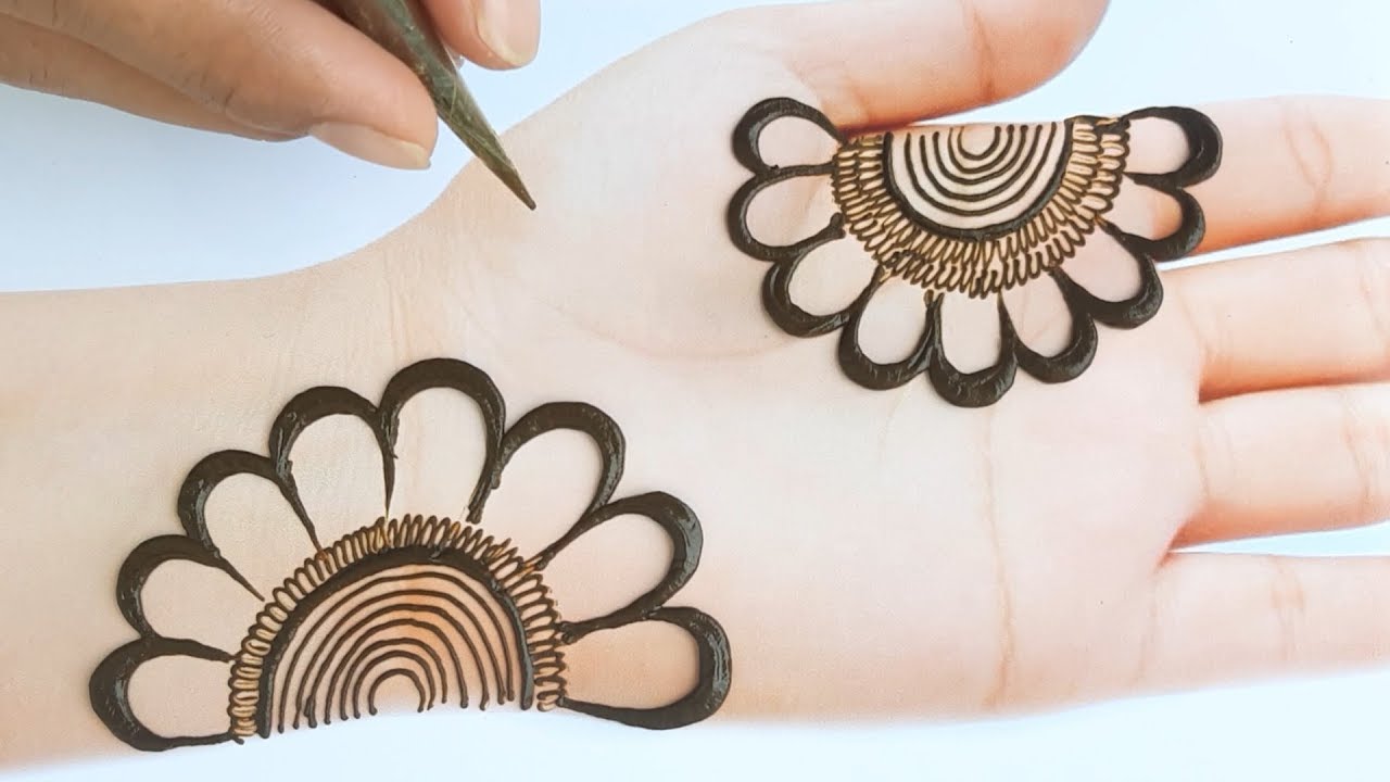 Simple Mehndi Designs For Hands Step By Step Step By Step Henna Designs Simple