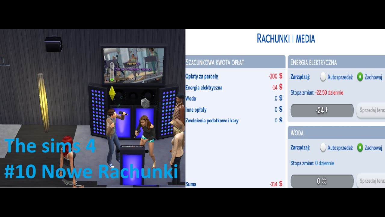 Sims 4 #10 Nowe Rachunki - YouTube Jak Zapłacić Rachunki W The Sims 4