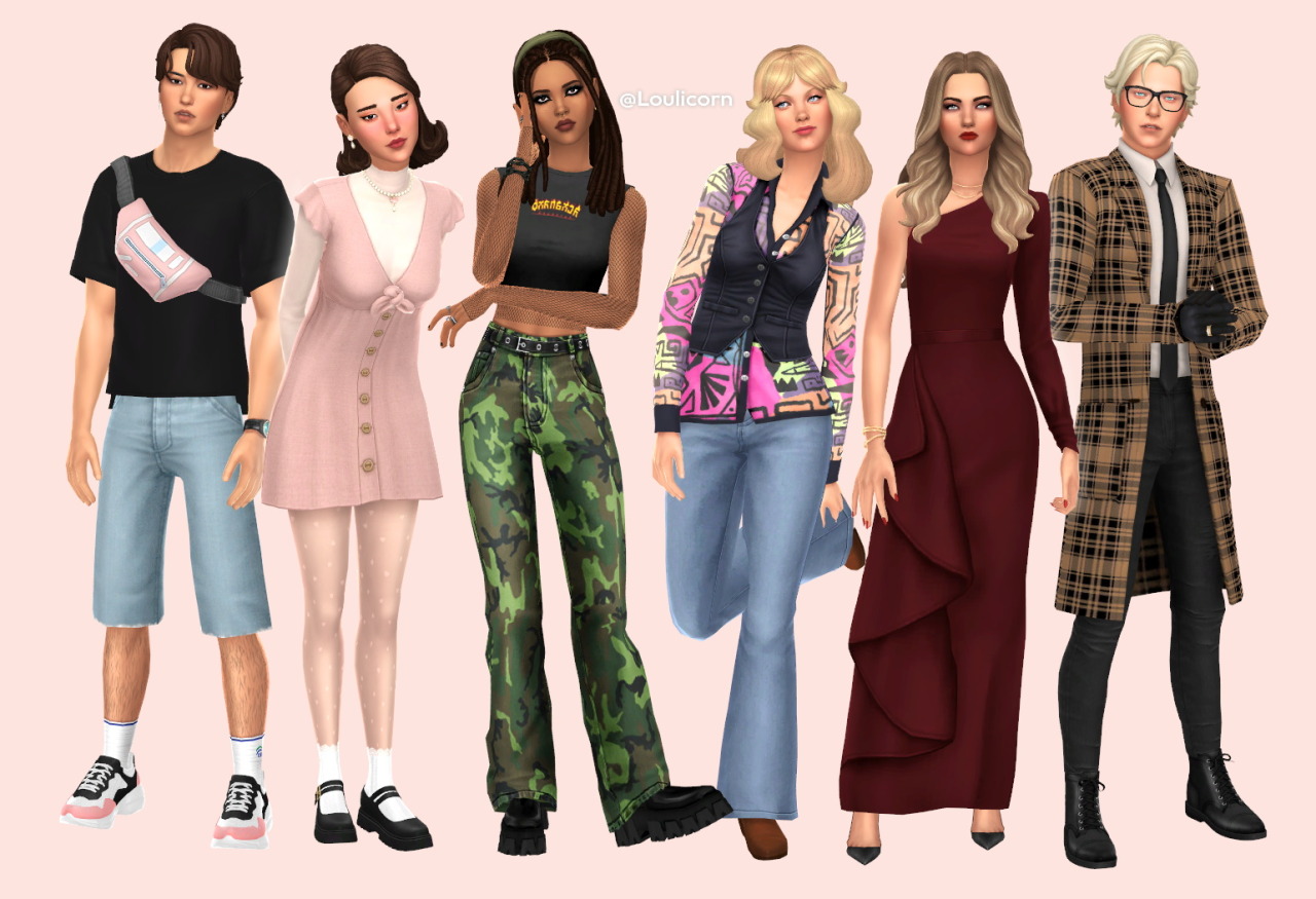 Sims 4 Maxis Match Clothing Mods Clothes Maxis Match Sims 4