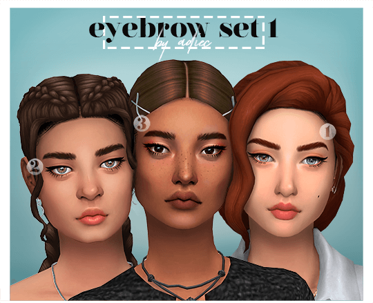 Sims 4 Maxis Match Eyebrows