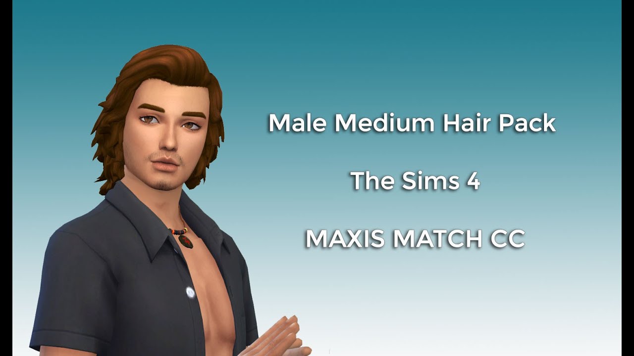 Sims 4 Maxis Match Male Hair Pack - Infoupdate.org Sims 4 Male Maxis Match