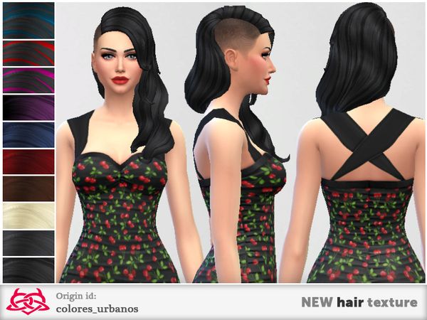 sims+4+custom+hair | : New hair textures 02 by Colores Urbanos from The Sims 4 Jak Pobrać Ubrania