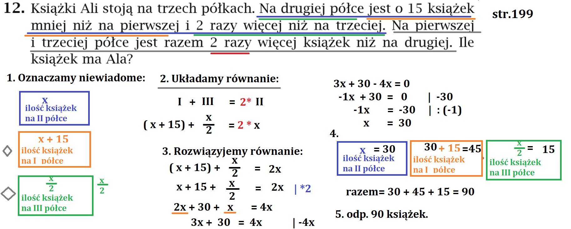 Rwnania Zadania Tekstowe Klasa 7