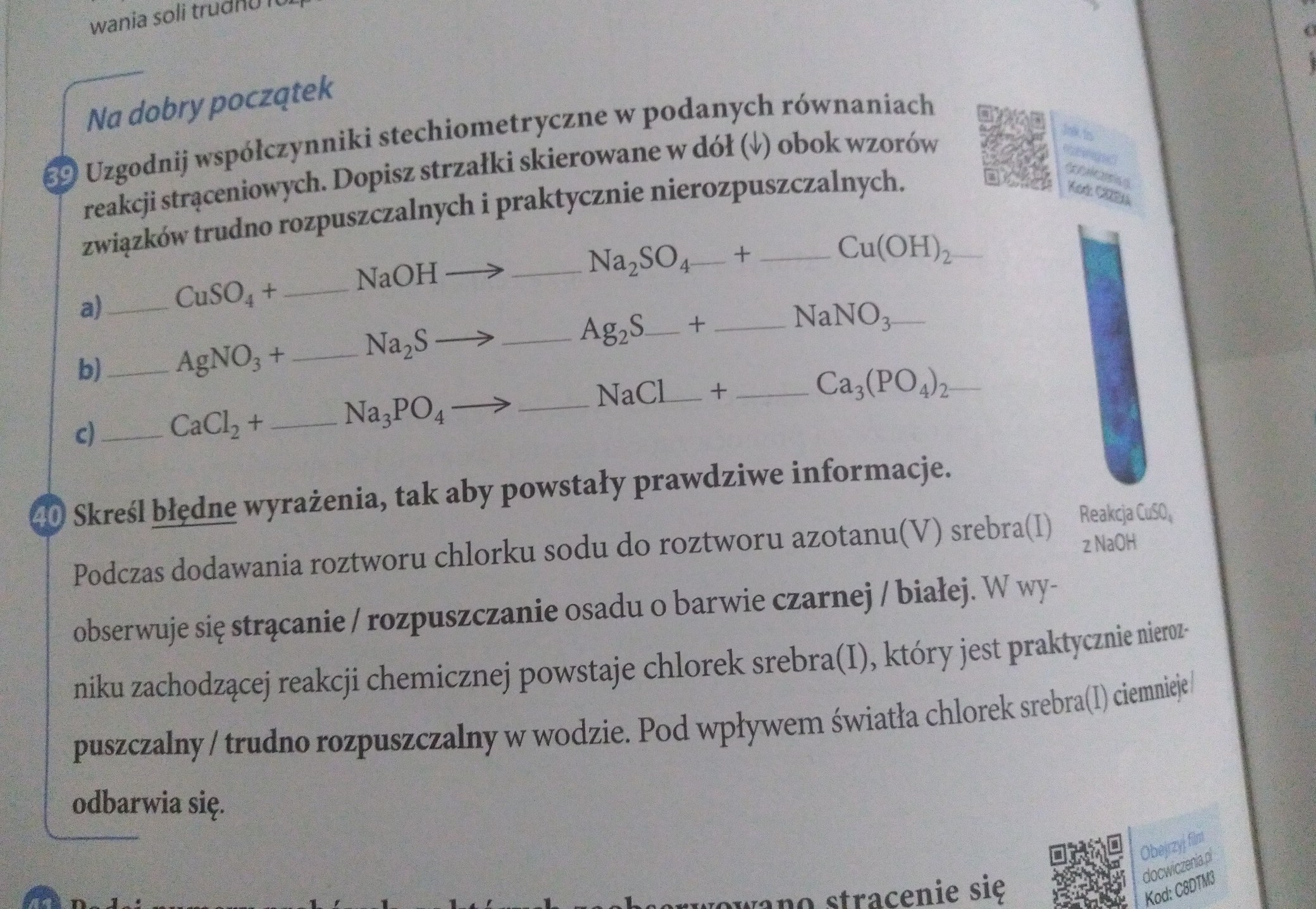 Skresl Bledne Informacje W Podanych Zdaniach