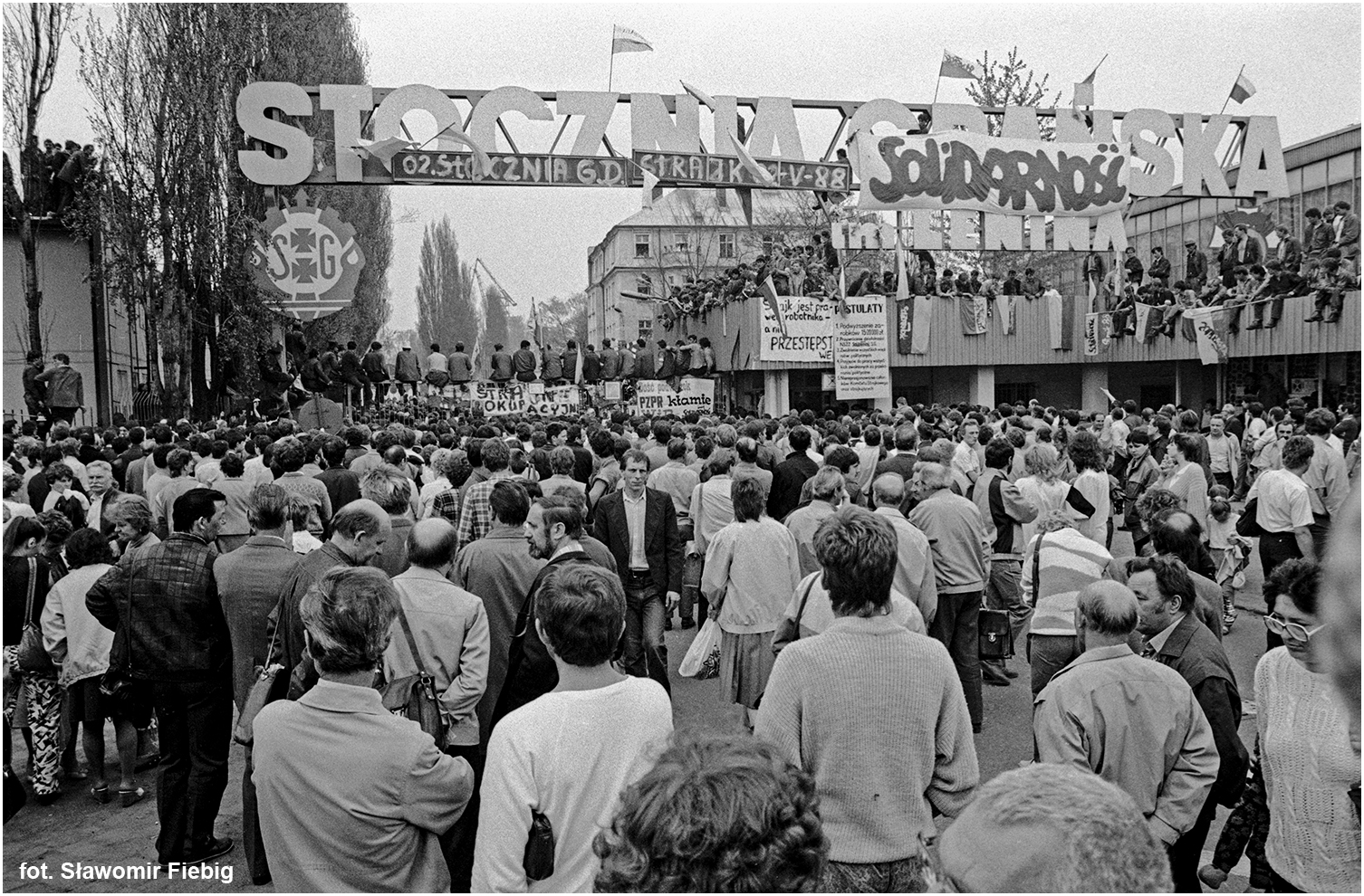 Sławomir Fiebig - historia: Strajk 1988 Upadek Komunizmu W Polsce Data