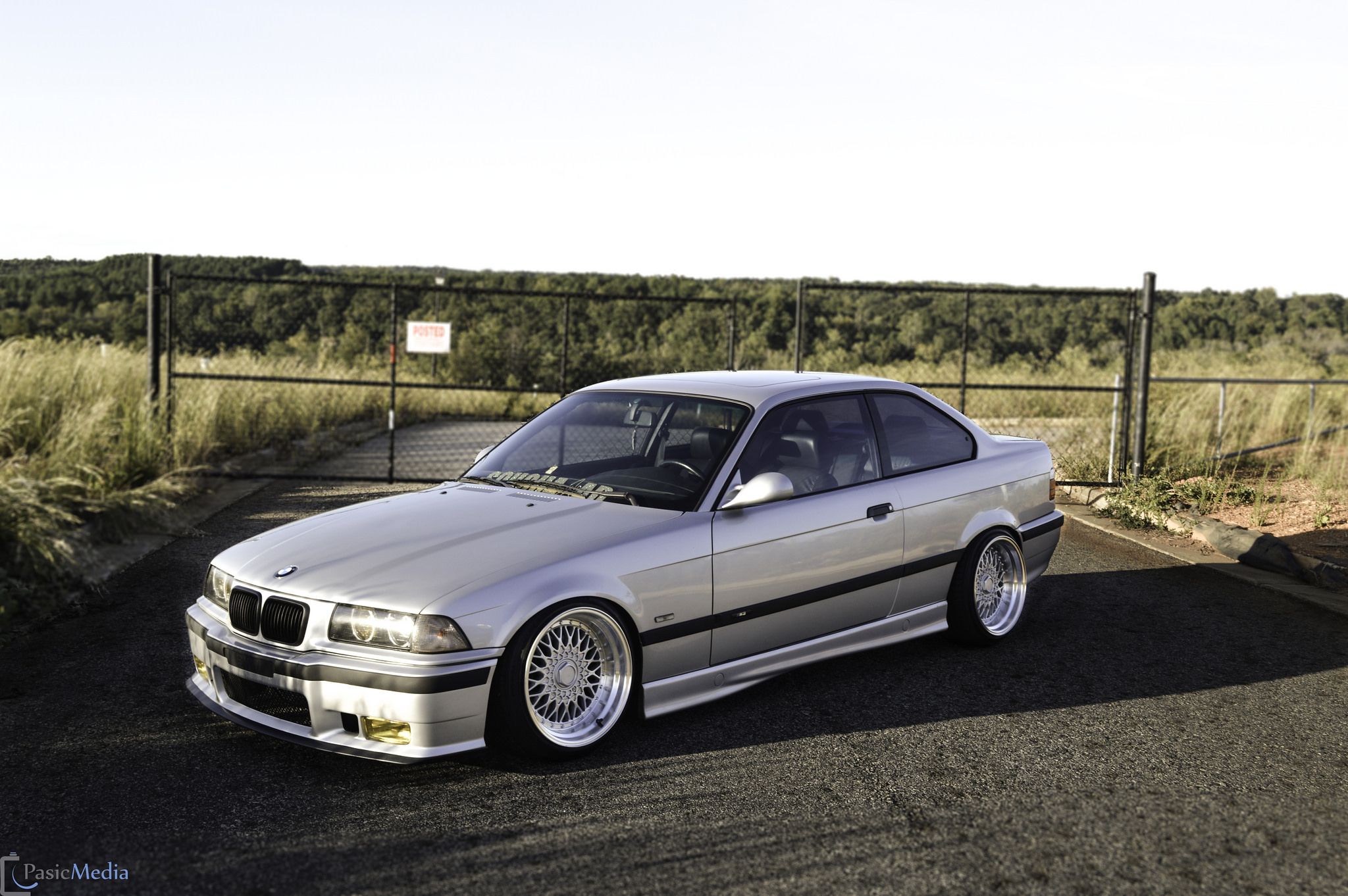 Sleek BMW E36 Coupé on BBS RS Wheels Bmw E36 Bbs Lm 18