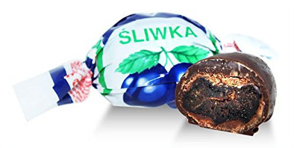 Jedna śliwka W Czekoladzie Waży 0 02 Kg