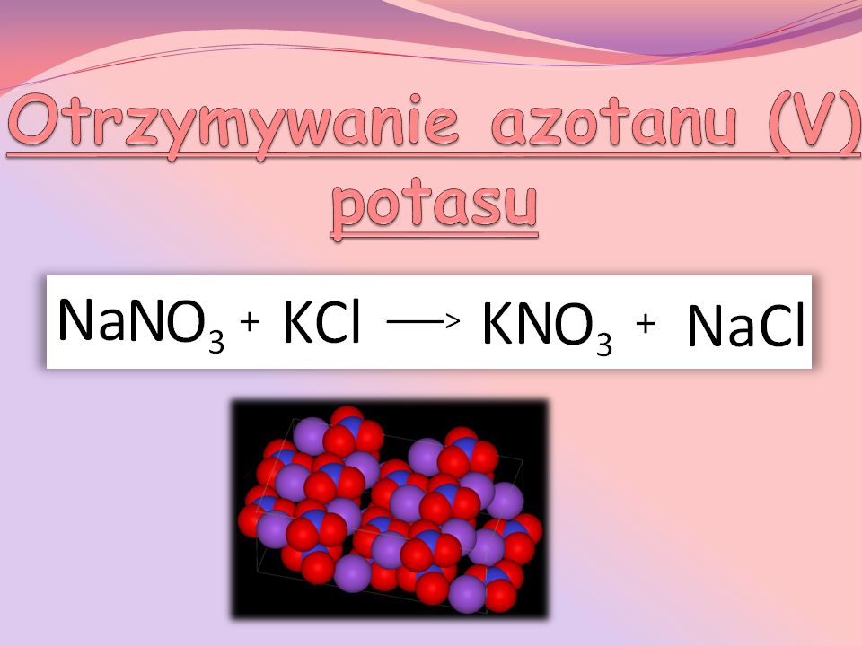Sole w kuchni. - ppt pobierz Azotan V Potasu Wzór Sumaryczny