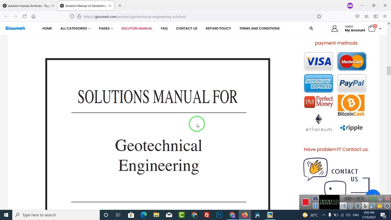 Solution Manual Geotechnical Engineering Principles and Practices of Principles Of Geotechnical Engineering 9th Edition Pdf