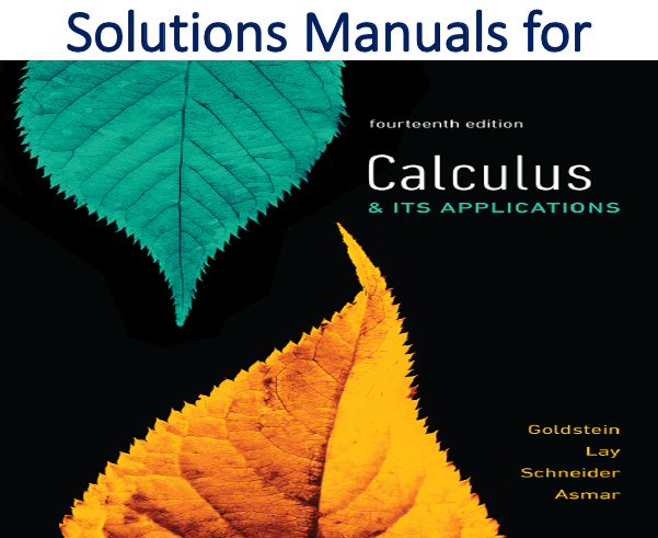 Calculus And Its Applications 14th Edition Pdf