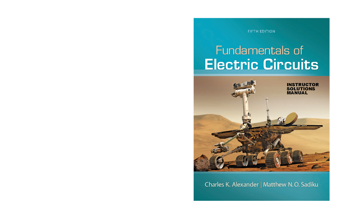 Solutions manual for fundamentals of electric circuits 5th edition by Fundamentals Of Electric Circuits 7th Edition Solutions Manual Pdf