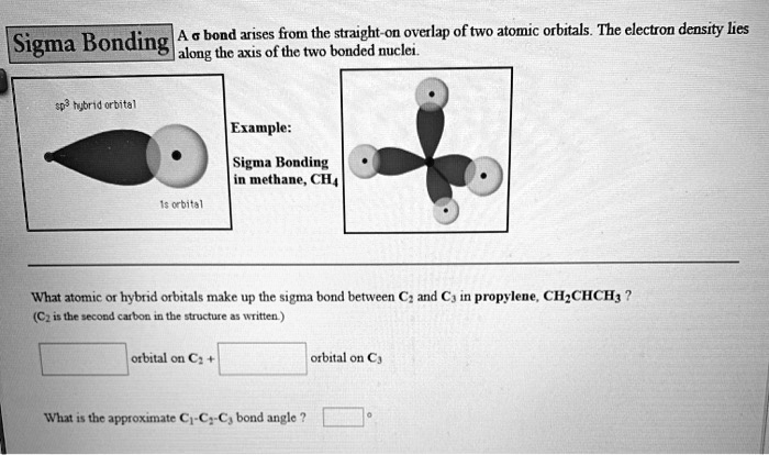 SOLVED: Bond arises from the straight-on overlap of two atomic orbitals łączenie Się Atomów Równania Reakcji Chemicznych Sprawdzian Odpowiedzi