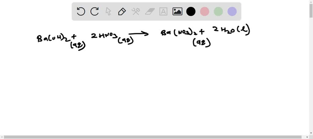 Nitric Acid And Barium Hydroxide Balanced Equation