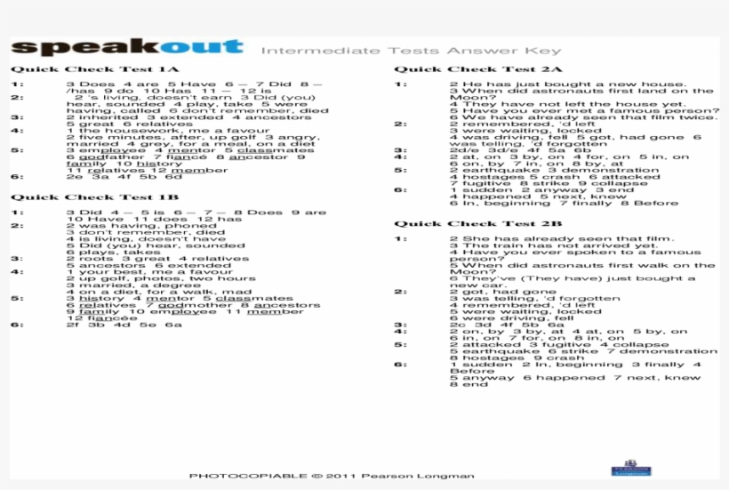 Speakout Intermediate Quick Check Test 9 - 1200x630 PNG Download - PNGkit Quick Check Test Speakout Upper Intermediate