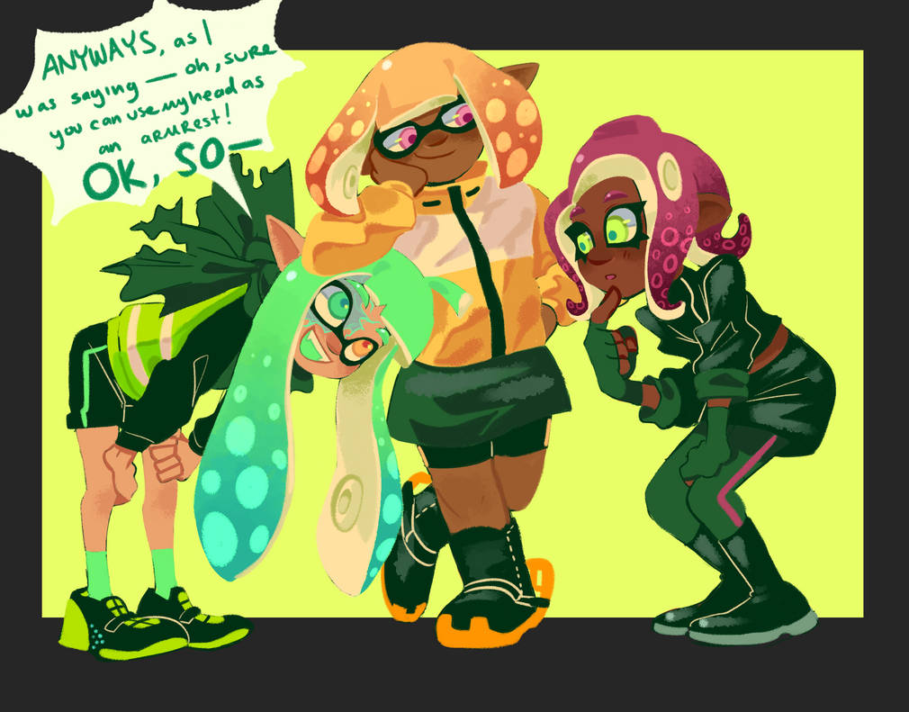 [Splatoon] Agents by PastelWing on DeviantArt Splatoon Agent 5 And 6