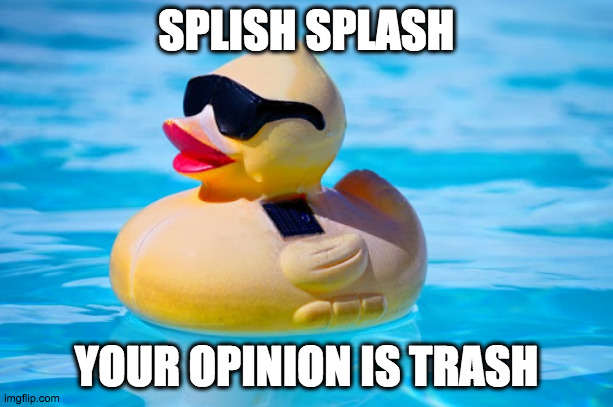 Splish Splash Your Opinion Is Trash - Communauté MCMS Splish Splash Your Opinion Is Trash