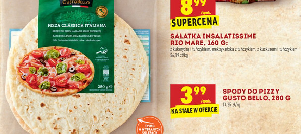 Spod Do Pizzy Biedronka Gustobello