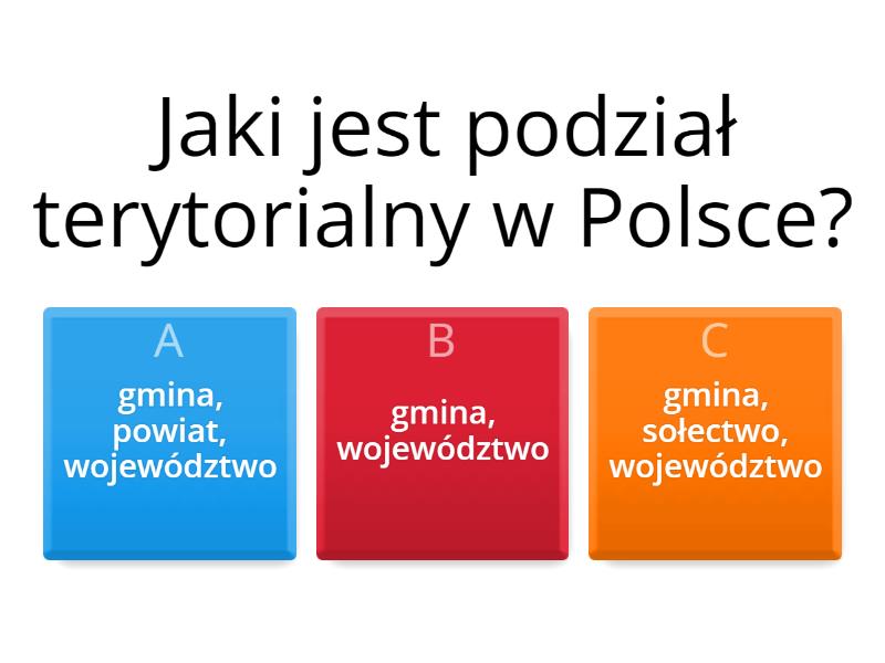 Społeczność regionalna i lokalna- kl,8 kartkówka - Test Spolecznosc Lokalna I Regionalna Test Odpowiedzi